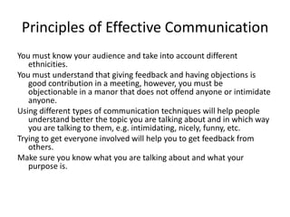 Power point game and principles of effective communication | PPT
