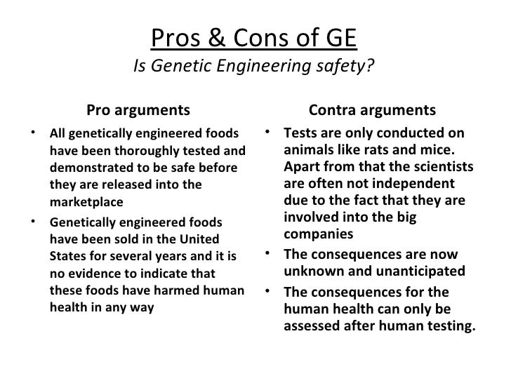 The Pros And Cons Of Genetic Testing