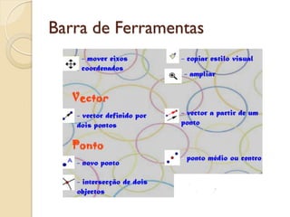 Barra de Ferramentas
 