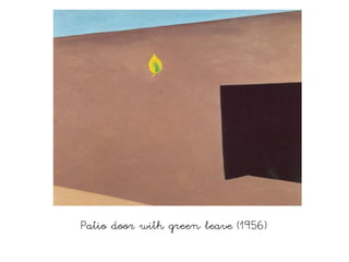 Patio door with green leave (1956)
 