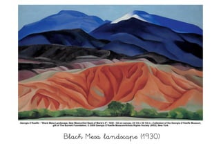 Black Mesa landscape (1930)
 