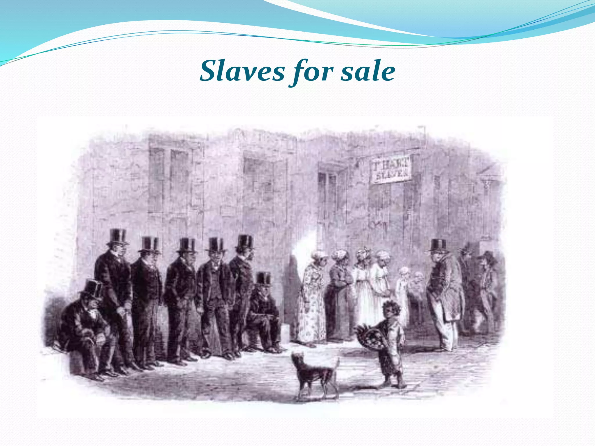 Slaves for sale
 