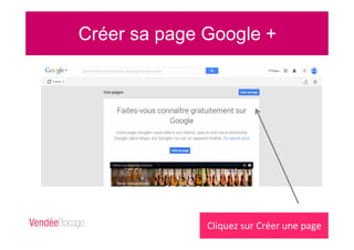Cliquez sur Créer une page
 