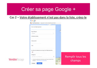 Remplir tous les
champs
Cas 2 – Votre établissement n’est pas dans la liste, créez-le
 