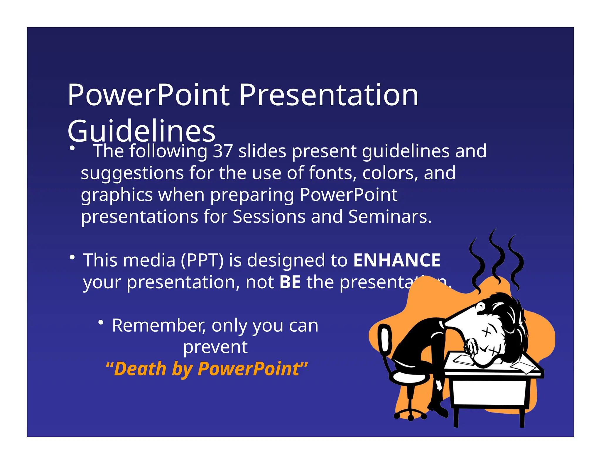 Comprehensive Presentation Guide with Structured Standards and Detailed ...