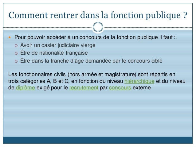 Rentrer Dans L'armée Avec Un Bac+5 Power point im1 fonction publique
