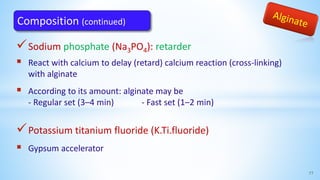 Impression materials part 1 | PPT