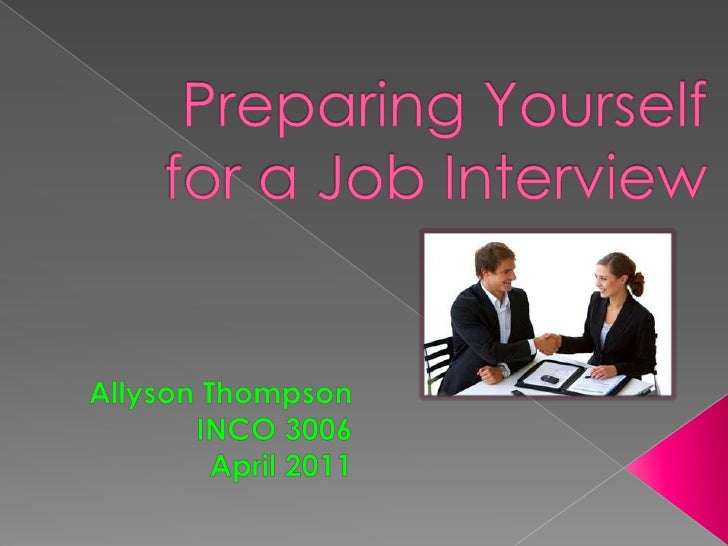preparing yourself for a job interview prepare interview