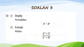 Form 3 Index Exercise Powerpoint indeks form 3 | PPTX