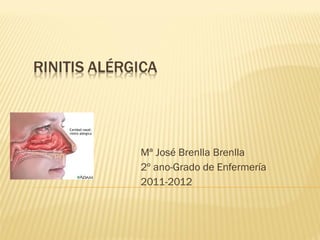 Mª José Brenlla Brenlla 2º ano-Grado de Enfermería 2011-2012 