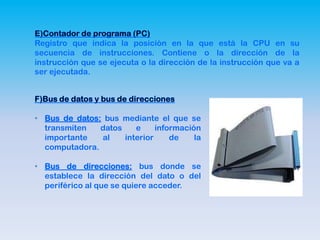 Powerpoint informática cpu | PPSX