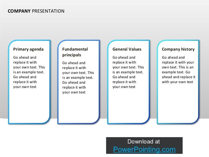 powerpoint company presentation presentation company