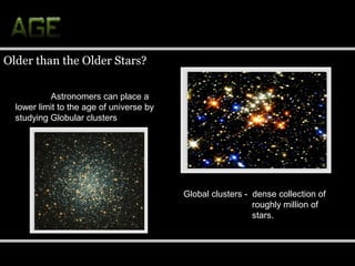 How old and the expansion of the universe