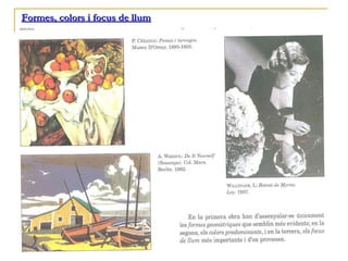Formes, colors i focus de llum 