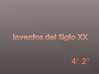 Power point inventos del siglo xx