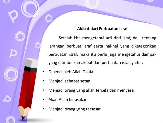 Contoh Perilaku Israf Dalam Kehidupan Sehari Hari Temukan Contoh