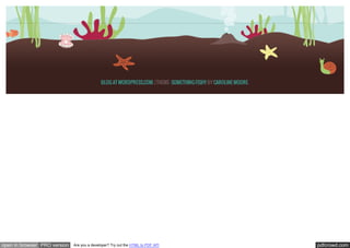 BLOG AT WORDPRESS.COM. | THEME: SOMETHING FISHY BY CAROLINE MOORE.




open in browser PRO version   Are you a developer? Try out the HTML to PDF API                                    pdfcrowd.com
 