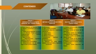Power point derecho penal II, programa analitico de derecho penal II, derecho penal II Slide 6