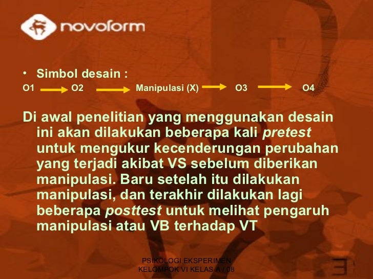 PSIKOLOGI EKSPERIMEN Power point kelompok VI kelas a 08