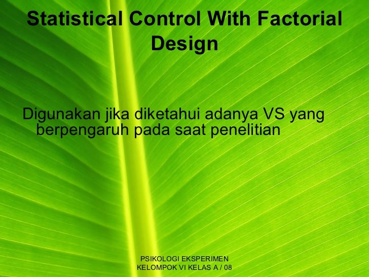 PSIKOLOGI EKSPERIMEN Power point kelompok VI kelas a 08