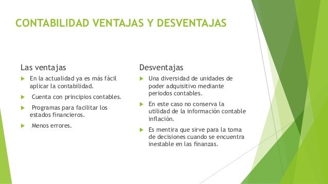 7 Ventajas Y Desventajas De La Contabilidad - vrogue.co