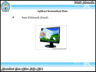 Aplikasi Komunikasi Data  Surat Elektronik (Email) 