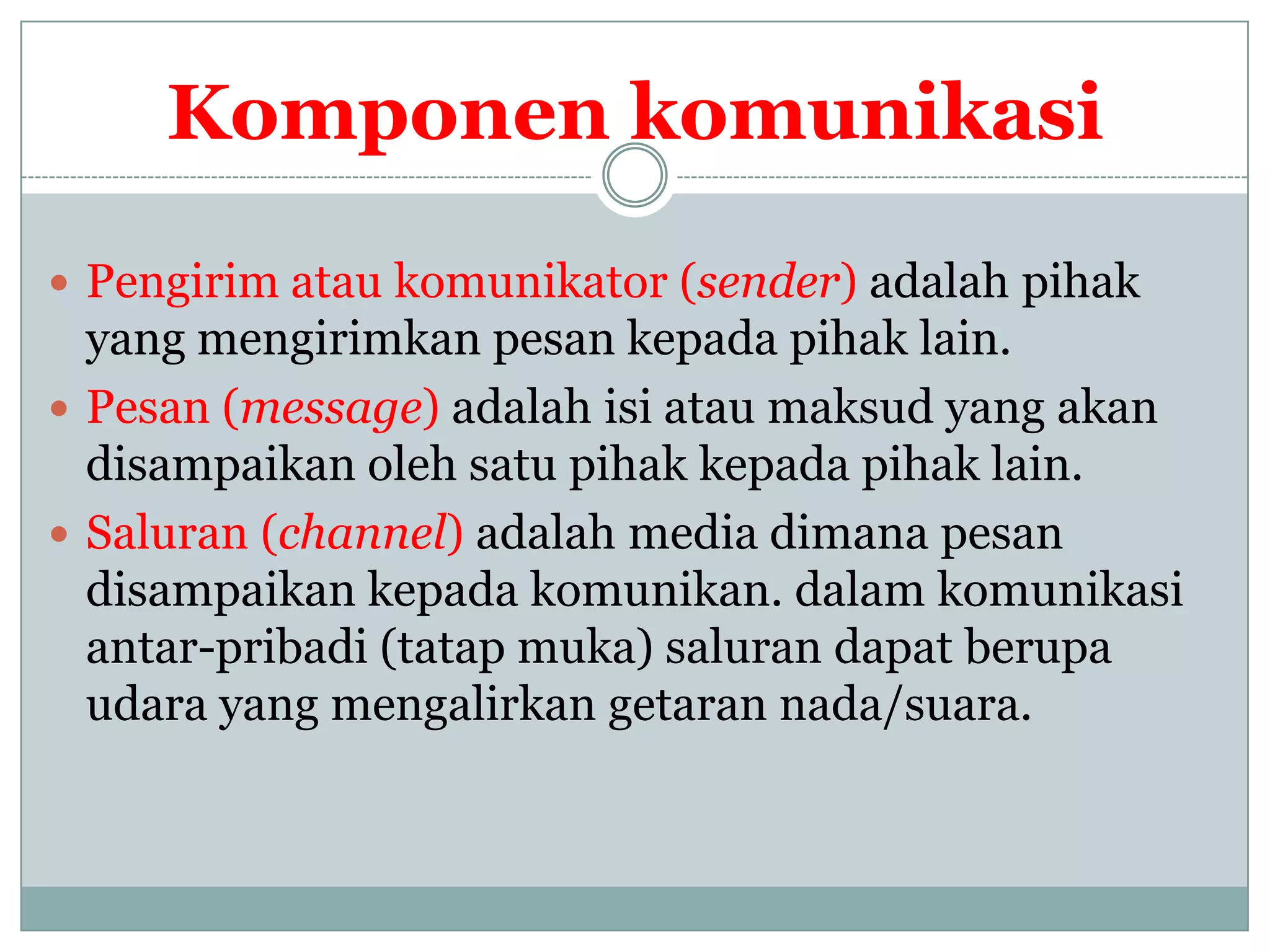 Powerpoint komunikasi | PPTX