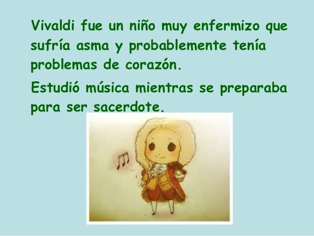 Resultado de imagen para "ANTONIO VIVALDI" niño