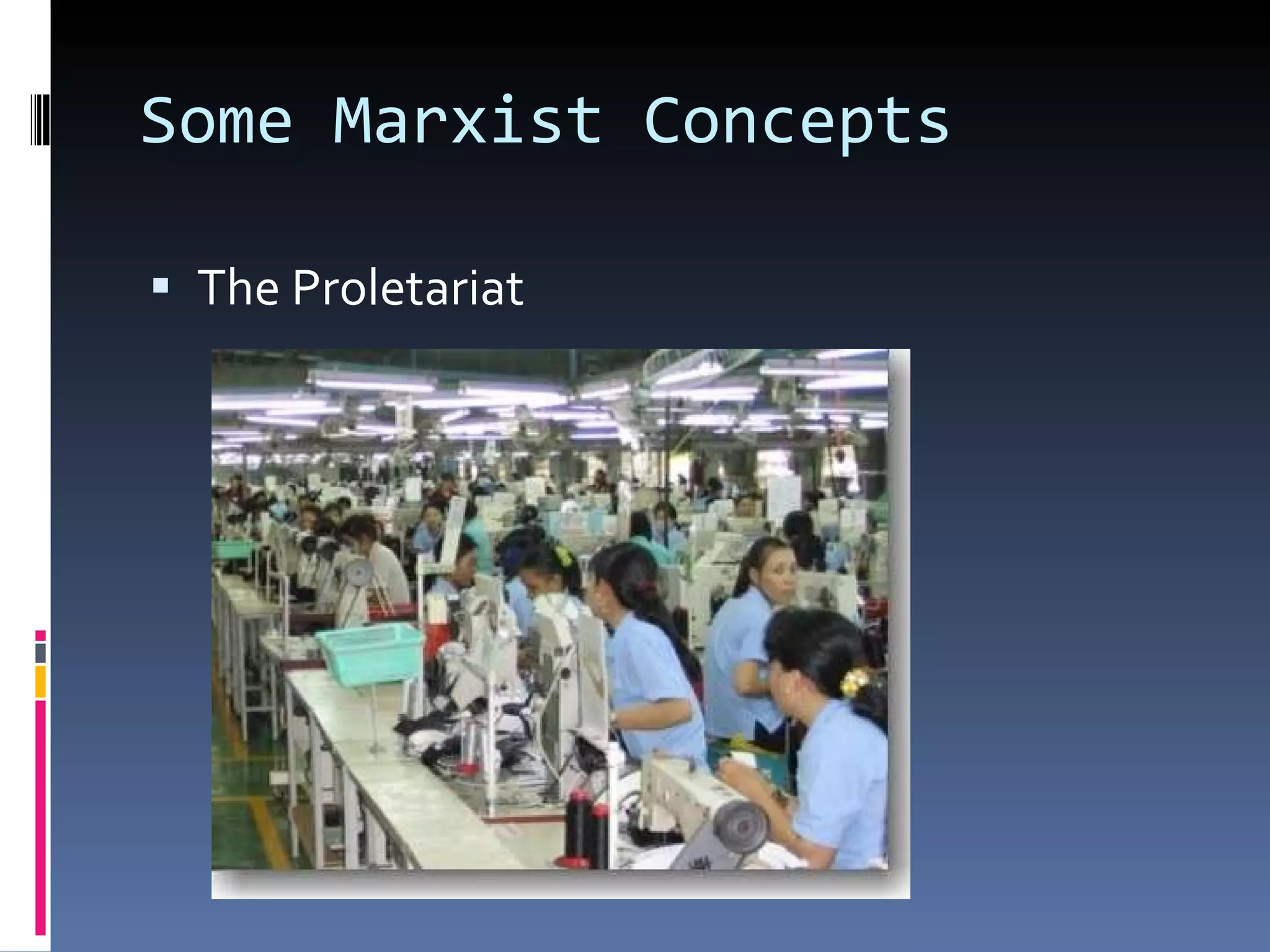 Some Marxist Concepts The Proletariat 