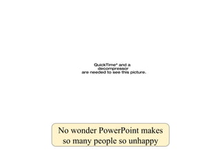 No wonder PowerPoint makes so many people so unhappy 