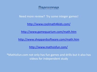 Positive Whole Number: 1, 2, 3, 4,……ect.