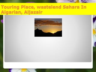 Touring Place, wastelend Sahara In
Algarian, Aljazair
 