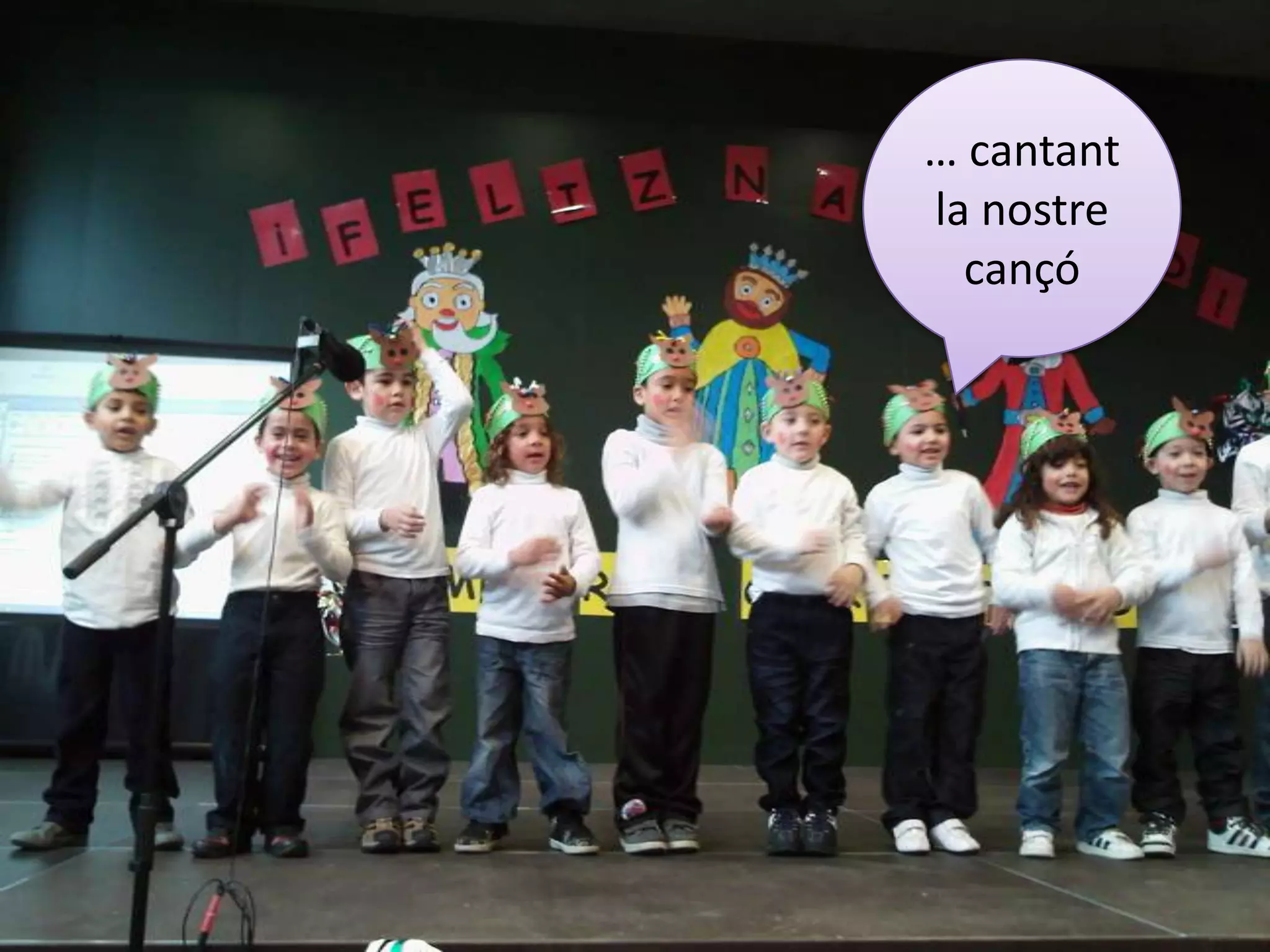 … cantant la nostrecançó