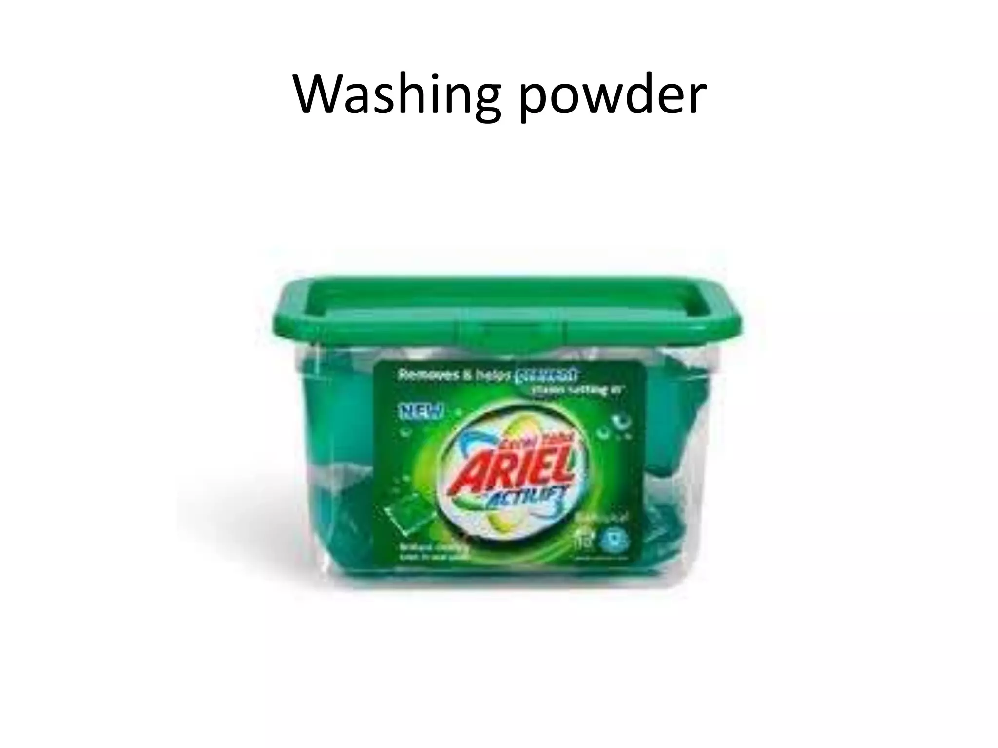 Washing powder