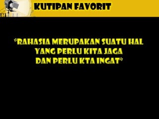 Kutipan favorit
 