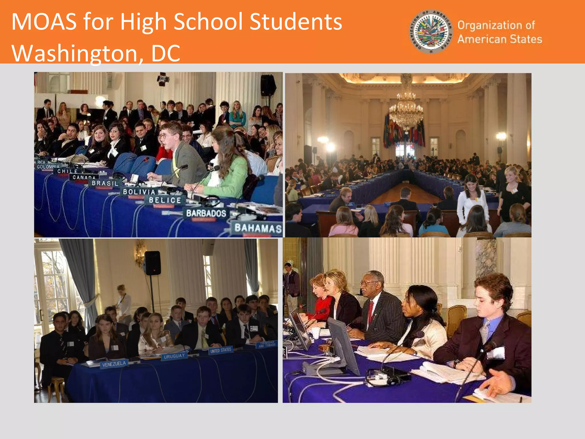 MOAS  for High School Students Washington, DC   