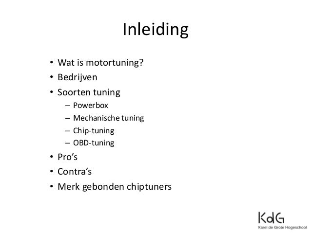 Inleiding Presentatie
