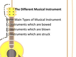 Power point musical instrument | PPTX