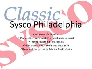 Sysco Philadelphia ,[object Object]