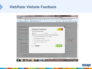 WebRater Website Feedback
 