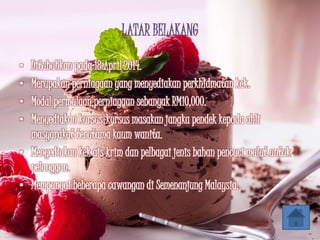 perniagaan kek | PPTX