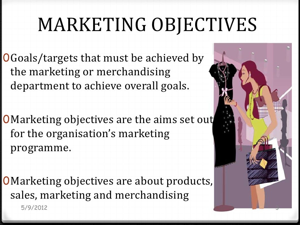 Powerpoint objectives marketing and merchandising