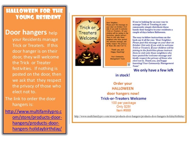 october themed apartment marketing ideas low cost apartment resident party flyer