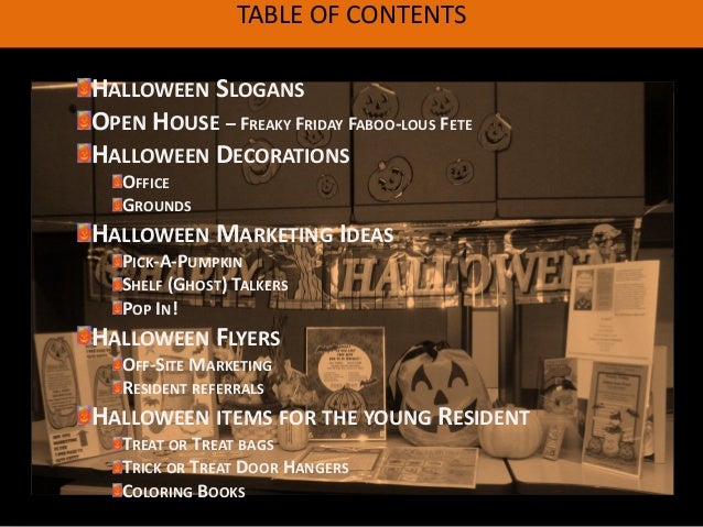 october themed apartment marketing ideas low cost