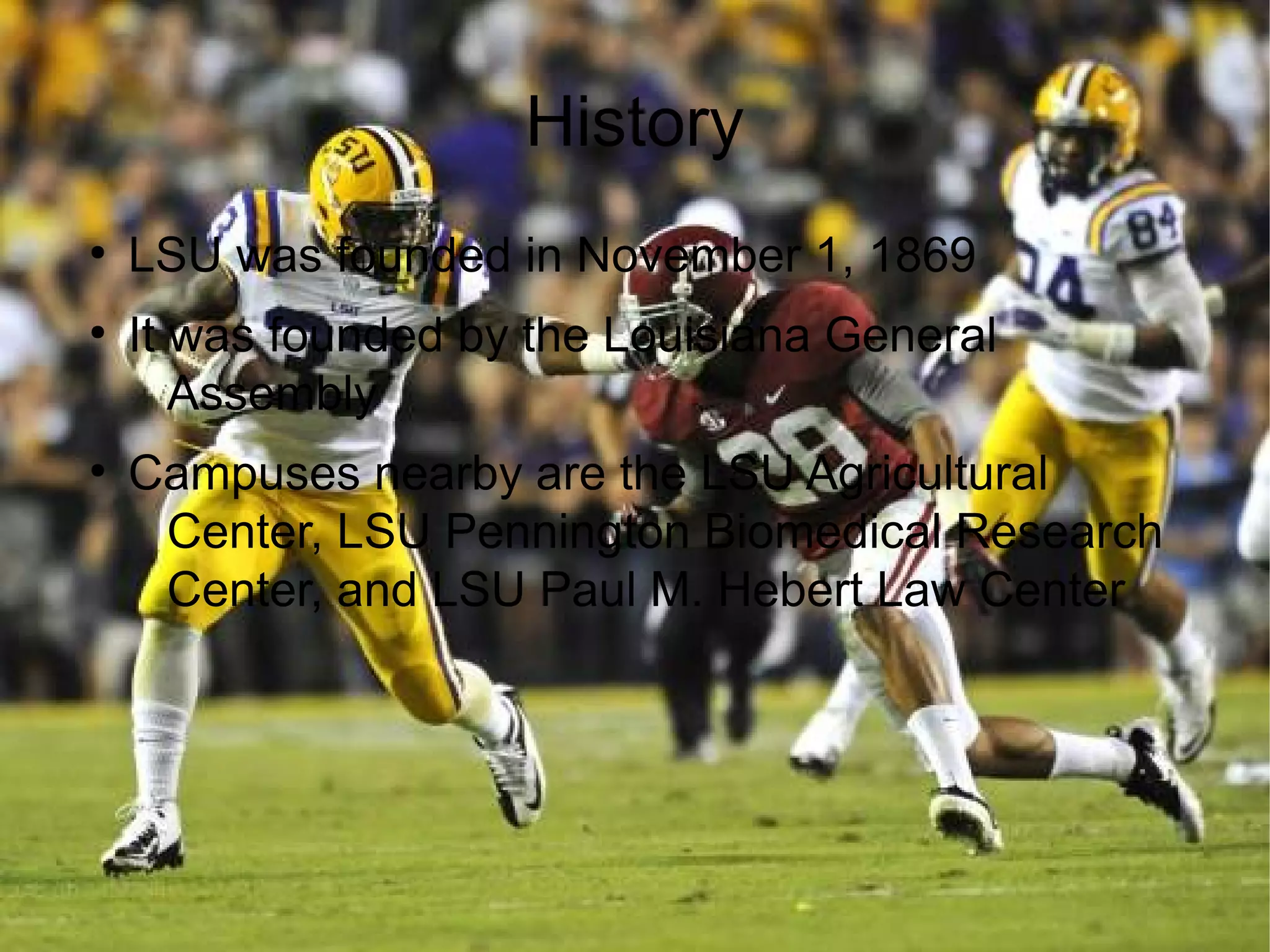 Power point of lsu PPT