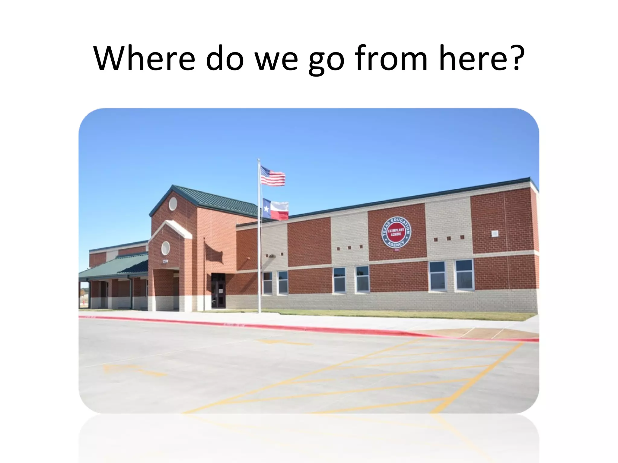 Where do we go from here? 