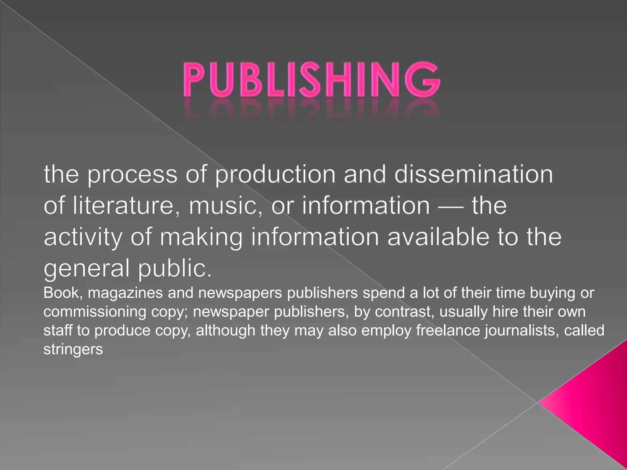 Powerpoint of unit 3 task 1... publishing | PPTX
