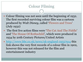 Powerpoint on film history | PPTX