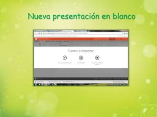 Nueva presentación en blanco
 