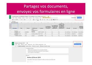 Partagez vos documents,
envoyez vos formulaires en ligne
 